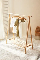 WOODEN CLOTHES RACK