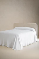 LINEN RUFFLE BEDSPREAD