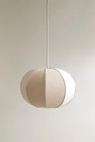 LARGE LINEN CEILING LAMP