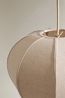 LARGE LINEN CEILING LAMP