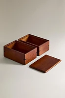 WOODEN JEWELRY BOX