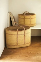 SEAGRASS BASKET WITH HANDLES