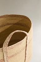 SEAGRASS BASKET WITH HANDLES