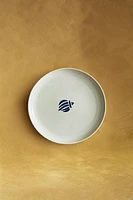 MARINE DESIGN DESSERT PLATE