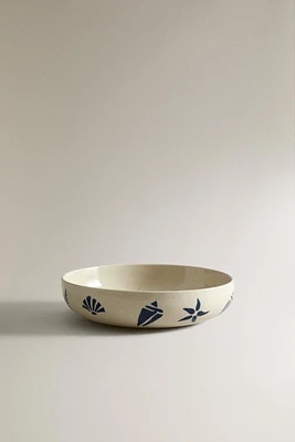 BOWL WITH SEA MOTIFS