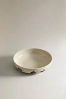 BOWL WITH SEA MOTIFS