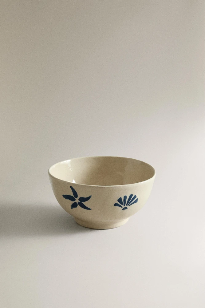 SMALL BOWL WITH SEA MOTIFS