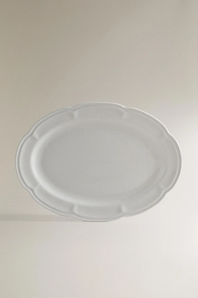 OVAL PORCELAIN SERVING DISH