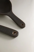 SET OF STONEWARE SPOONS WITH RAISED DETAIL (SET OF 2)