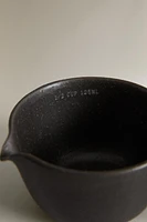 PACK OF STONEWARE MEASURING CUPS WITH RAISED DETAILS (PACK OF 4)