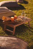 FOLDING OUTDOOR CAMPING WOODEN TABLE