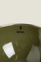 ENAMELED CAMPING BOWL