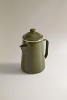 OUTDOOR ENAMELED CAMPING TEAPOT