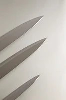 SET OF KNIVES WITH WOODEN HANDLES