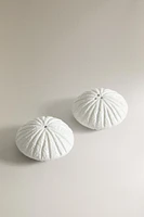 URCHIN SALT AND PEPPER SHAKER SET