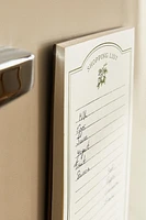 FRIDGE SHOPPING LIST WITH MAGNET