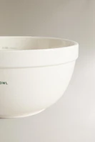 STONEWARE MIXING BOWL