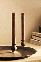 DECORATIVE STRAIGHT CANDLE SET (SET OF 2)