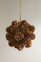 GLITTERY PINE CONES CHRISTMAS TREE DECORATION