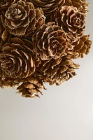 GLITTERY PINE CONES CHRISTMAS TREE DECORATION