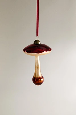 GLASS MUSHROOM TREE ORNAMENT