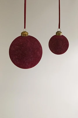 VELVET CHRISTMAS TREE DECORATION