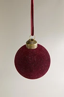 VELVET CHRISTMAS TREE DECORATION