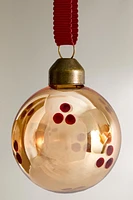 SET OF POLKA DOT BALLS CHRISTMAS TREE DECORATIONS (SET OF 3)