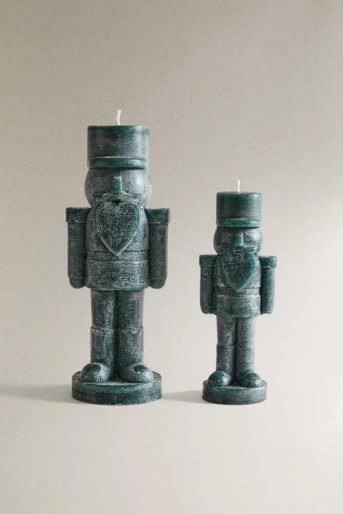 CHRISTMAS NUTCRACKER CANDLE