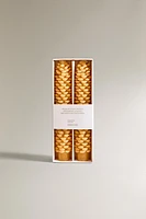 SET OF CHRISTMAS PINE CONE CANDLES (SET OF 2)