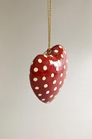 METAL HEART CHRISTMAS TREE DECORATION