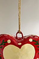 PAPER HEART CHRISTMAS TREE DECORATION