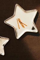 METAL CHRISTMAS STAR TRAY