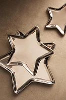 METAL CHRISTMAS STAR TRAY