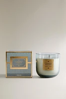 (400 G) LUMINOUS SAFFRON SCENTED CANDLE