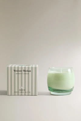 (230 G) VETIVER MELON SCENTED CANDLE