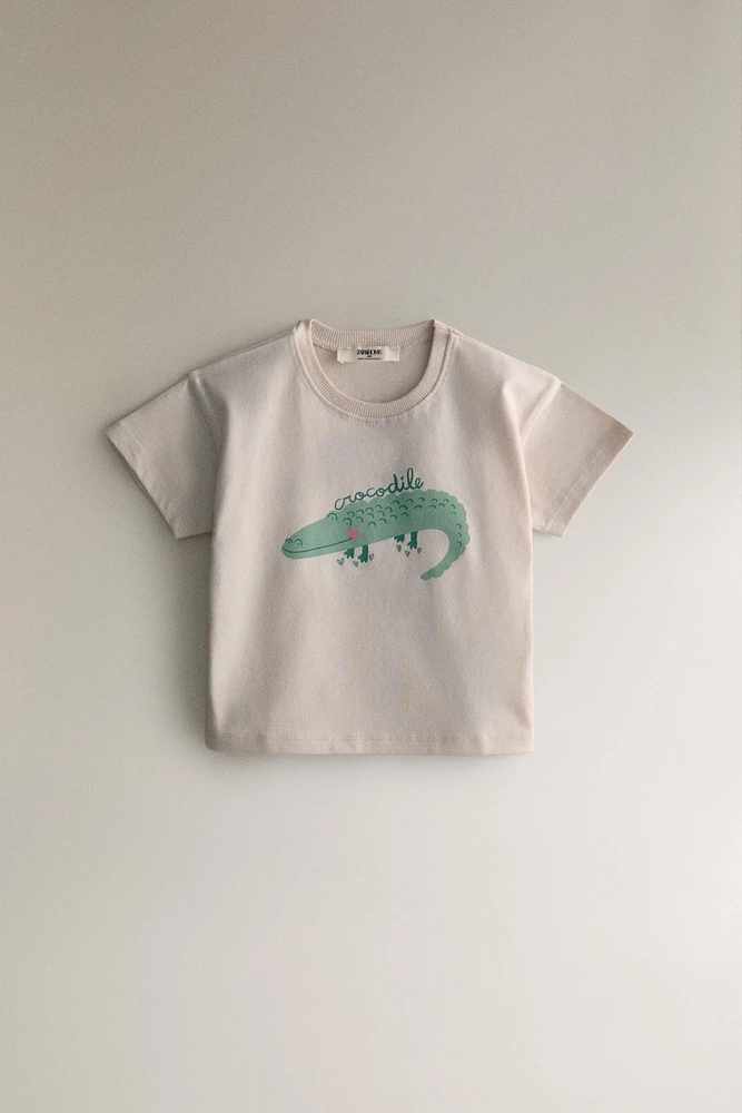 CHILDREN’S COTTON CROCODILE T-SHIRT