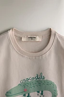 CHILDREN’S COTTON CROCODILE T-SHIRT