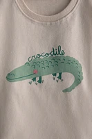 CHILDREN’S COTTON CROCODILE T-SHIRT