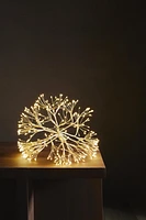 CHRISTMAS BALL BRANCHES ORNAMENT WITH LED LIGHT