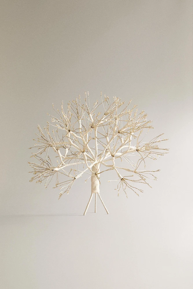 CHRISTMAS BALL BRANCHES ORNAMENT WITH LED LIGHT