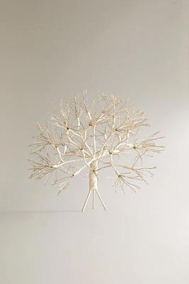 CHRISTMAS BALL BRANCHES ORNAMENT WITH LED LIGHT