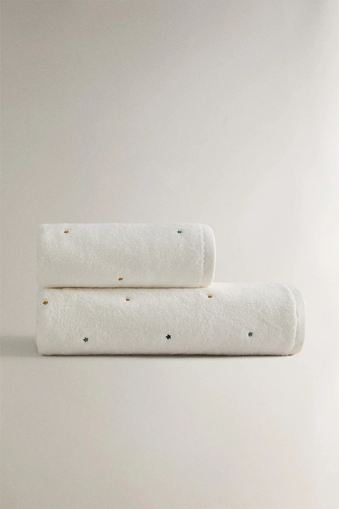 SERVIETTE DE BAIN ENFANT ÉTOILES