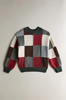 CHILDREN’S CHRISTMAS PATCHWORK SWEATER