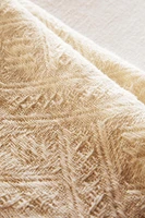 JACQUARD LINEN BLANKET