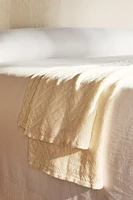 JACQUARD LINEN BLANKET