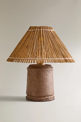 RATTAN TABLE LAMP