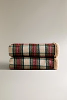 CHRISTMAS CHECK FLEECE BLANKET