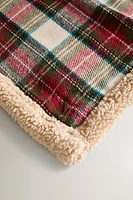 CHRISTMAS CHECK FLEECE BLANKET