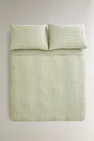 PLAID DUVET COVER